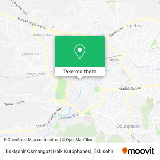 Eskişehir Osmangazi Halk Kütüphanesi map