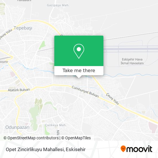 Opet Zincirlikuyu Mahallesi map