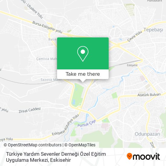 Türkiye Yardım Sevenler Derneği Özel Eğitim Uygulama Merkezi map