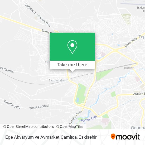 Ege Akvaryum ve Avmarket Çamlıca map