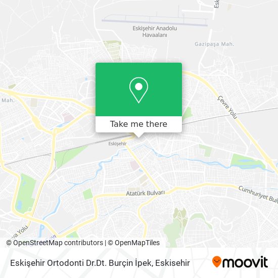 Eskişehir Ortodonti Dr.Dt. Burçin İpek map
