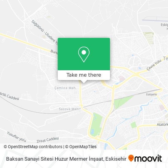 Baksan Sanayi Sitesi Huzur Mermer İnşaat map