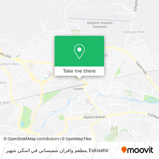 مطعم وافران شميساني في اسكي شهير map