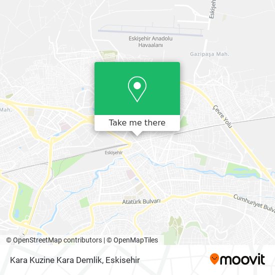 Kara Kuzine Kara Demlik map