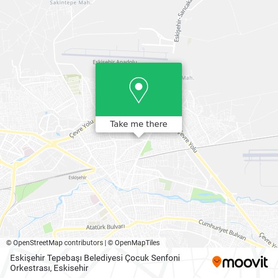 Eskişehir Tepebaşı Belediyesi Çocuk Senfoni Orkestrası map
