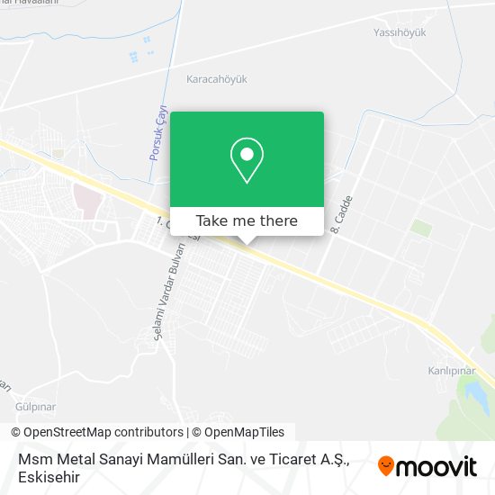 Msm Metal Sanayi Mamülleri San. ve Ticaret A.Ş. map