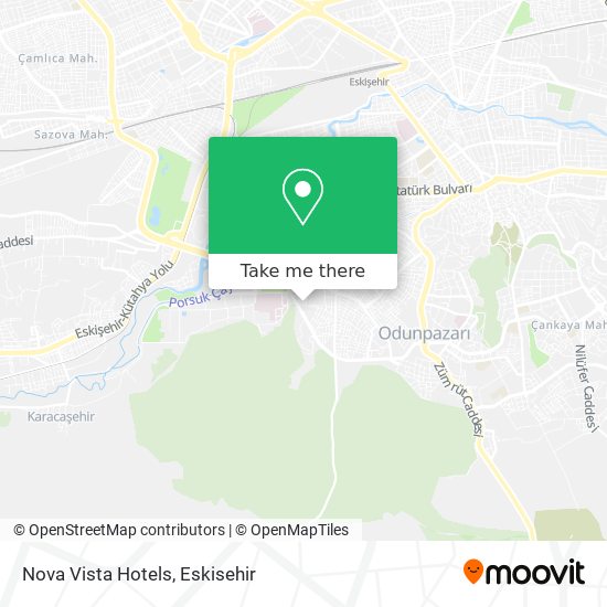 Nova Vista Hotels map