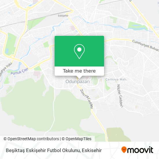 Beşiktaş Eskişehir Futbol Okulunu map