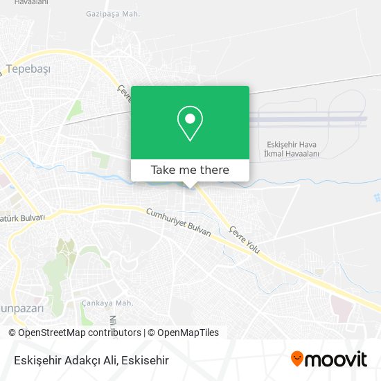 Eskişehir Adakçı Ali map