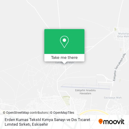 Erden Kumas Tekstıl Kımya Sanayı ve Dıs Tıcaret Lımıted Sırketı map