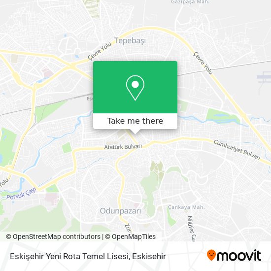Eskişehir Yeni Rota Temel Lisesi map