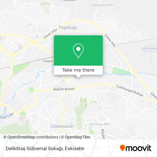 Deliklitaş Gülcemal Sokağı map