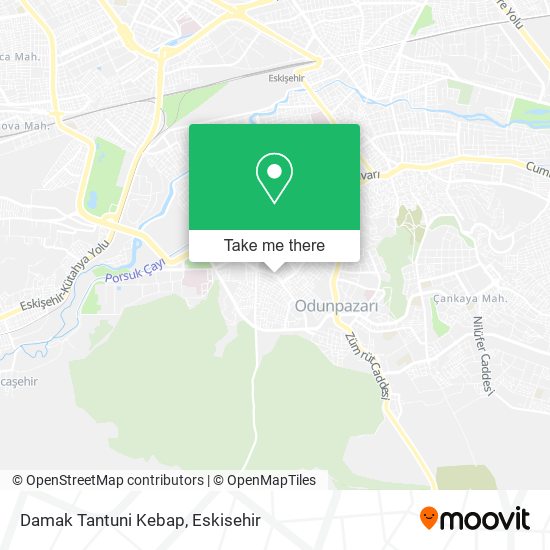 Damak Tantuni Kebap map