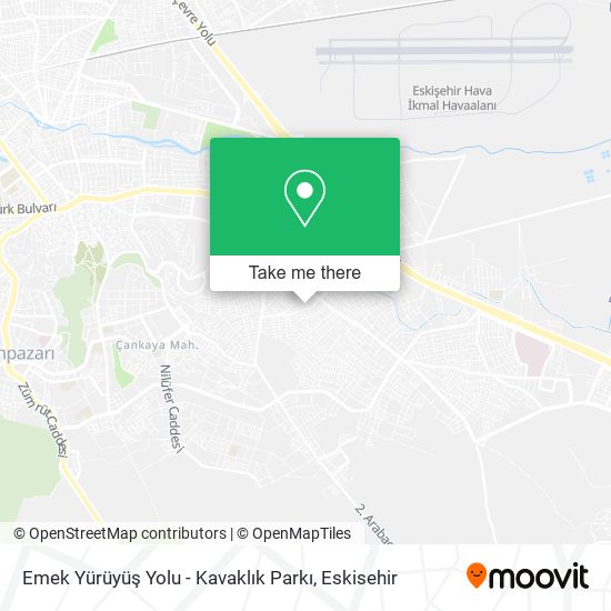 Emek Yürüyüş Yolu - Kavaklık Parkı map
