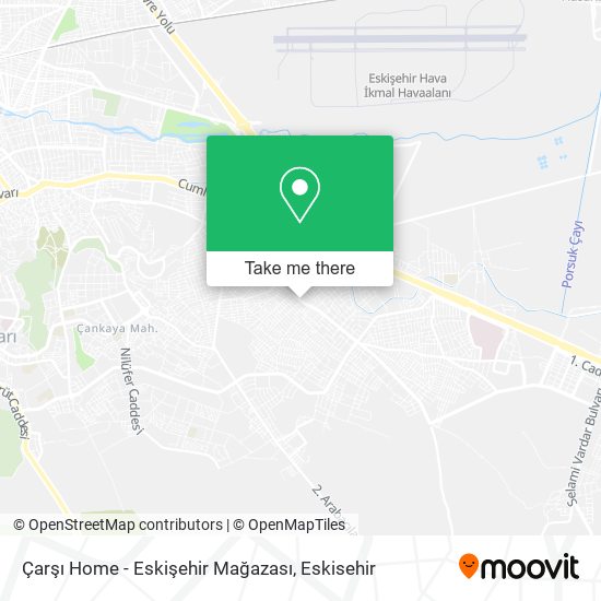 Çarşı Home - Eskişehir Mağazası map