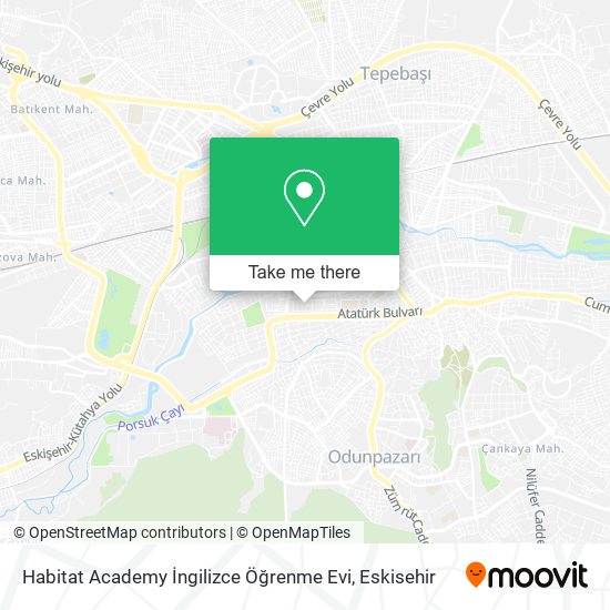 Habitat Academy İngilizce Öğrenme Evi map