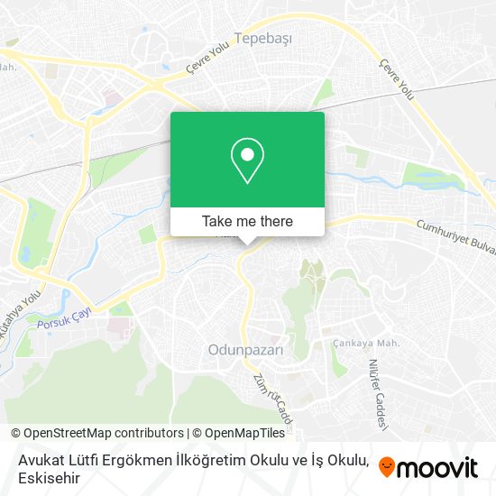 Avukat Lütfi Ergökmen İlköğretim Okulu ve İş Okulu map