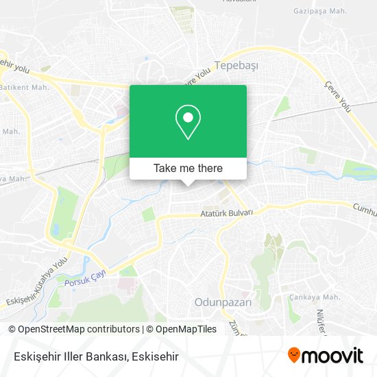 Eskişehir Iller Bankası map