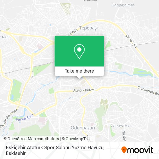 Eskişehir Atatürk Spor Salonu Yüzme Havuzu map