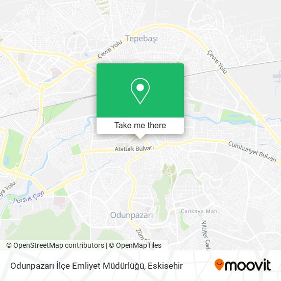 Odunpazarı İlçe Emliyet Müdürlüğü map