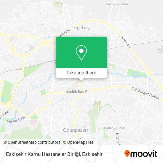 Eskişehir Kamu Hastaneler Birliği map