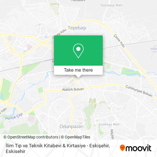 İlim Tıp ve Teknik Kitabevi & Kırtasiye - Eskişehir map