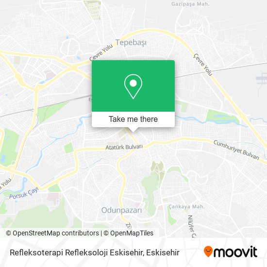 Refleksoterapi Refleksoloji Eskisehir map