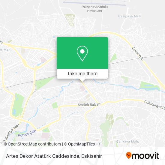 Artes Dekor Atatürk Caddesinde map