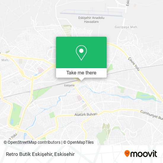 Retro Butik Eskişehir map