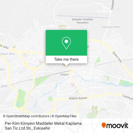 Per-Kim Kimyevi Maddeler Metal Kaplama San.Tic.Ltd.Sti. map