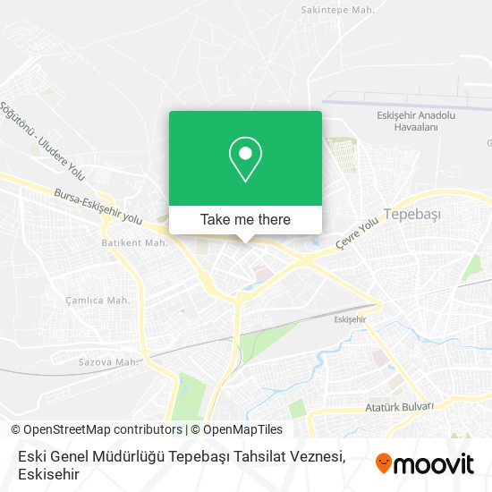 Eski Genel Müdürlüğü Tepebaşı Tahsilat Veznesi map