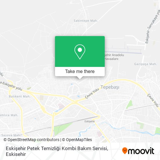 Eskişehir Petek Temizliği Kombi Bakım Servisi map