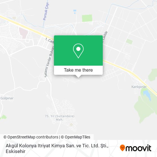 Akgül Kolonya Itriyat Kimya San. ve Tic. Ltd. Şti. map