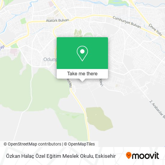 Özkan Halaç Özel Eğitim Meslek Okulu map