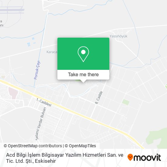 Acd Bilgi İşlem Bilgisayar Yazılım Hizmetleri San. ve Tic. Ltd. Şti. map