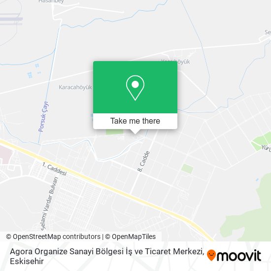 Agora Organize Sanayi Bölgesi İş ve Ticaret Merkezi map