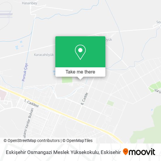 Eskişehir Osmangazi Meslek Yüksekokulu map