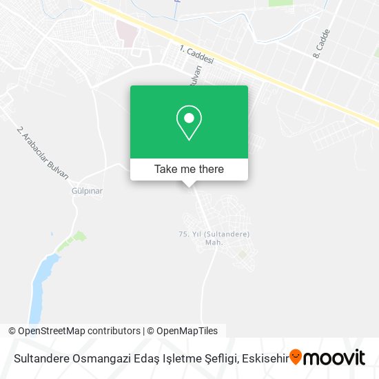 Sultandere Osmangazi Edaş Işletme Şefligi map