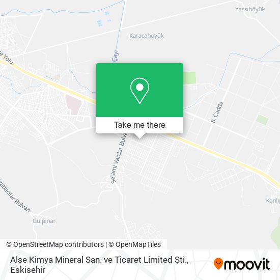 Alse Kimya Mineral San. ve Ticaret Limited Şti. map