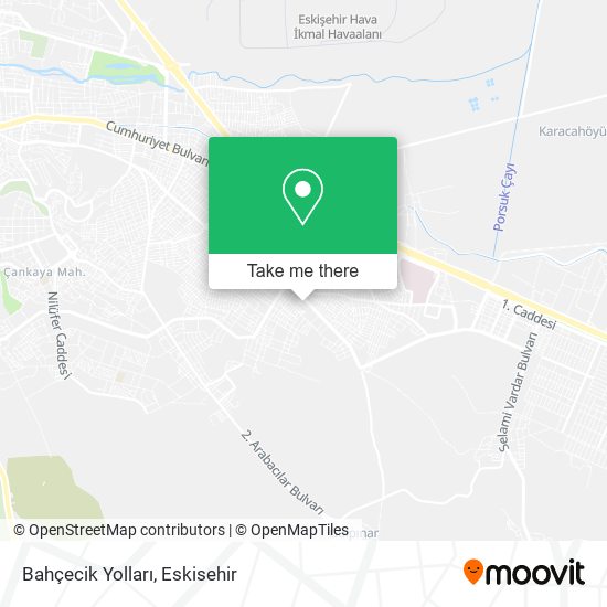 Bahçecik Yolları map