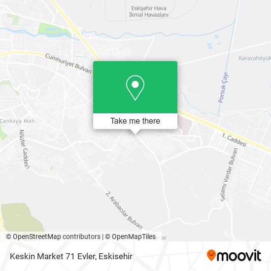 Keskin Market 71 Evler map