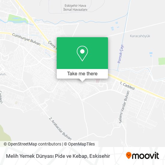 Melih Yemek Dünyası Pide ve Kebap map