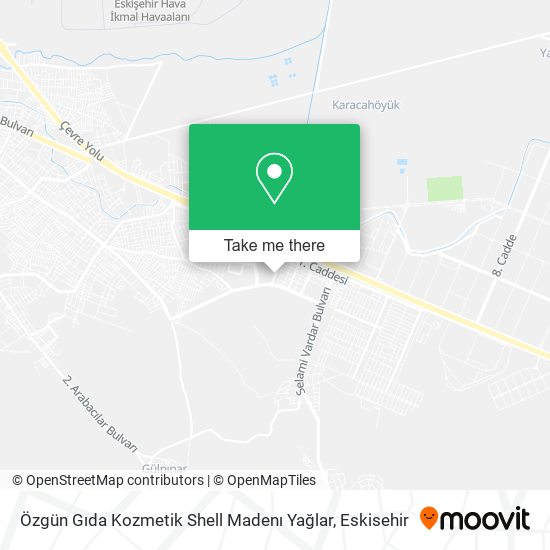 Özgün Gıda Kozmetik Shell Madenı Yağlar map