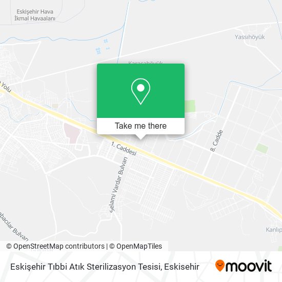 Eskişehir Tıbbi Atık Sterilizasyon Tesisi map