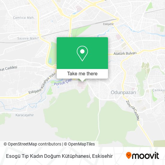 Esogü Tıp Kadın Doğum Kütüphanesi map
