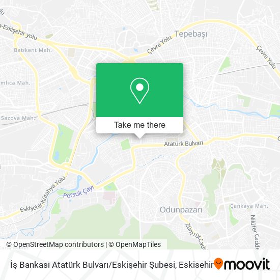 İş Bankası Atatürk Bulvarı / Eskişehir Şubesi map