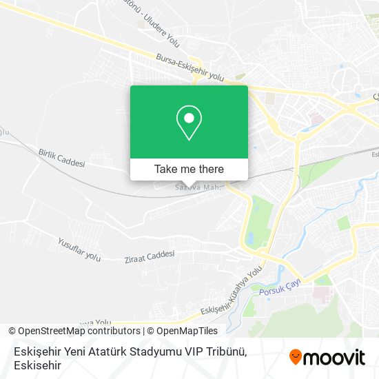 Eskişehir Yeni Atatürk Stadyumu VIP Tribünü map