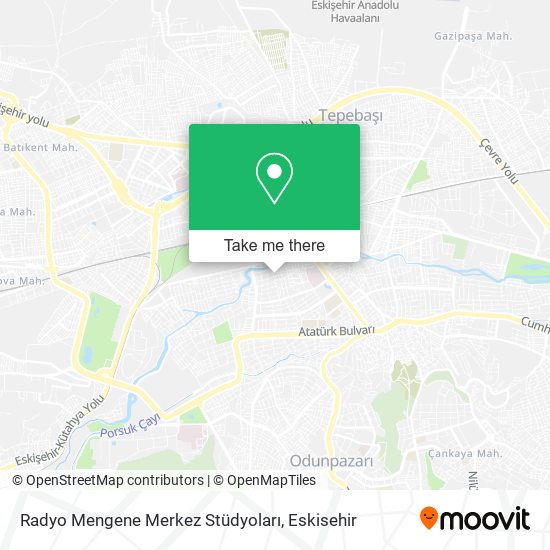 Radyo Mengene Merkez Stüdyoları map