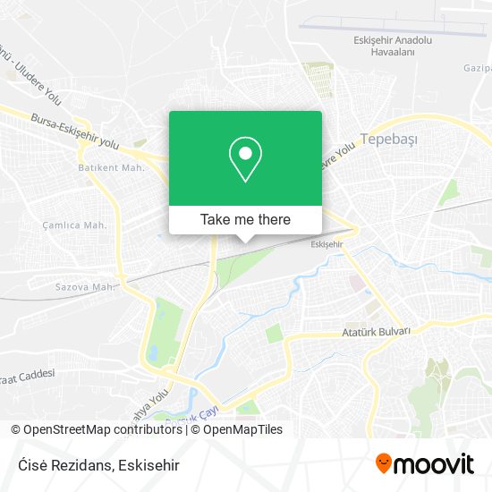 Ćisė Rezidans map