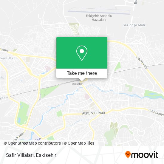 Safir Villaları map